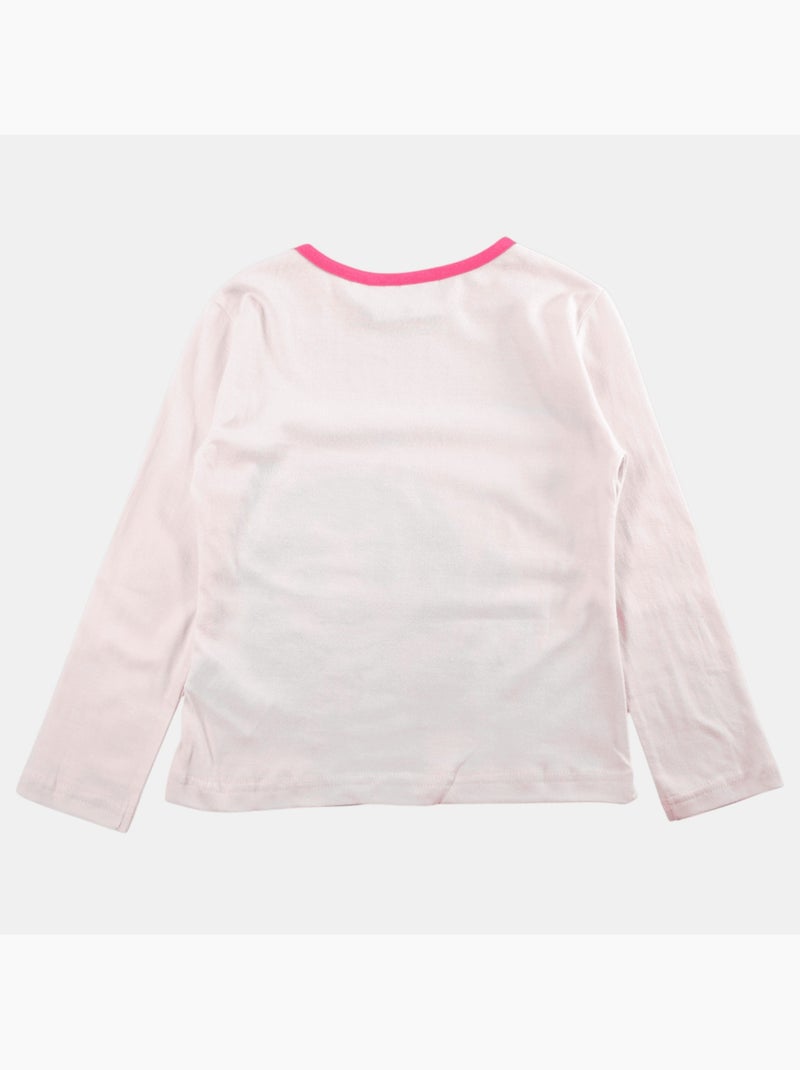 Disney - Pyjama fille imprimé manches longues pantalon Rose clair - Kiabi