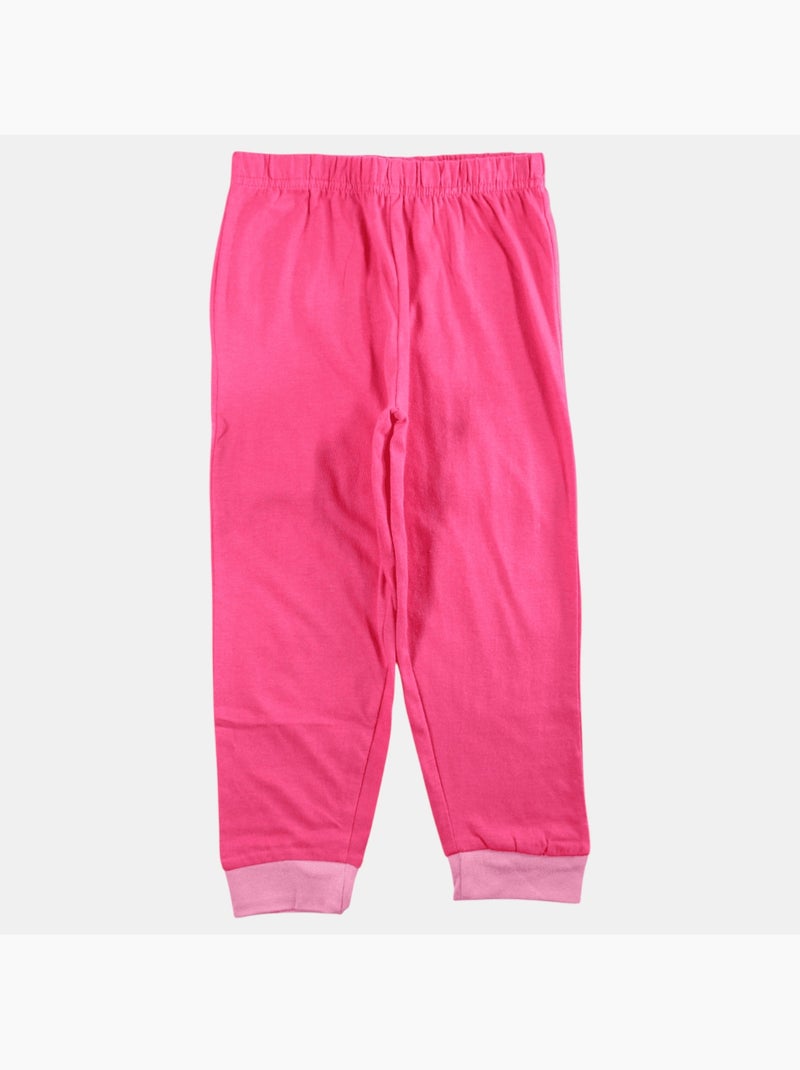 Disney - Pyjama fille imprimé manches longues pantalon Rose - Kiabi