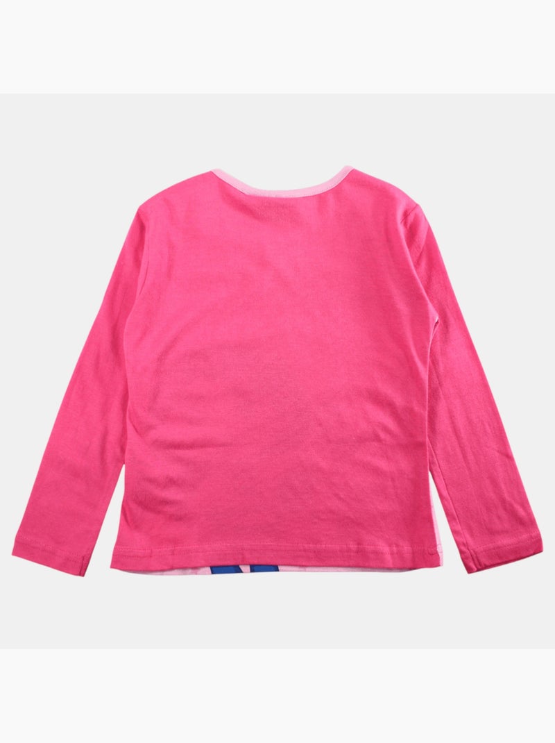 Disney - Pyjama fille imprimé manches longues pantalon Rose - Kiabi