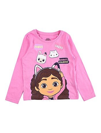 Disney - Pyjama fille imprimé manches longues pantalon