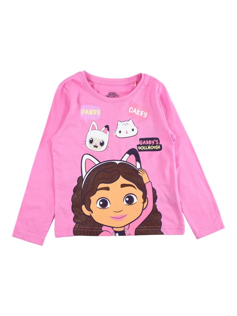 Disney - Pyjama fille imprimé manches longues pantalon Rose - Kiabi