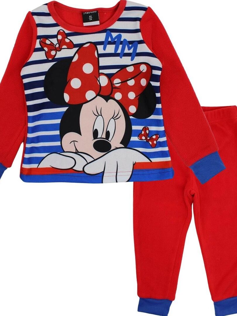 Disney - Pyjama fille imprimé Minnie Rouge - Kiabi