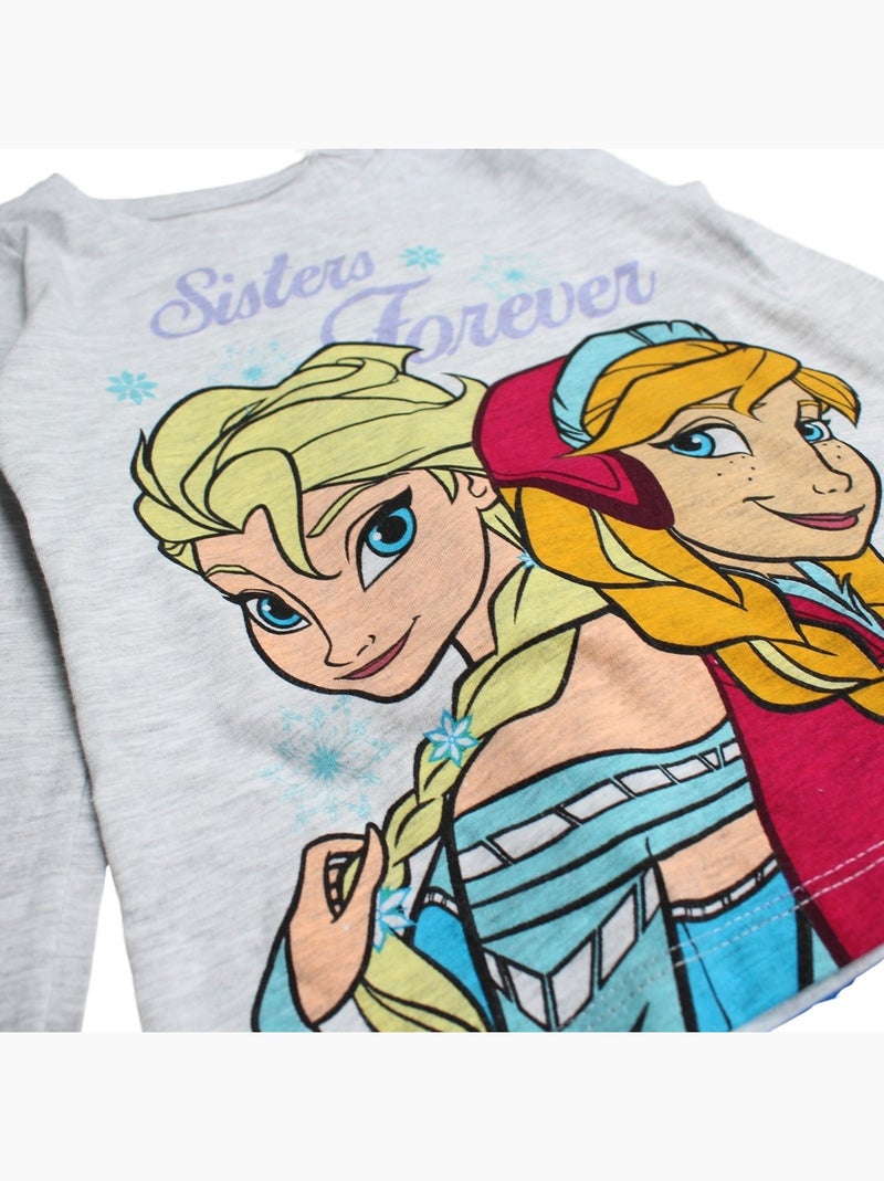 Disney - Pyjama fille La Reine des Neiges Bleu - Kiabi