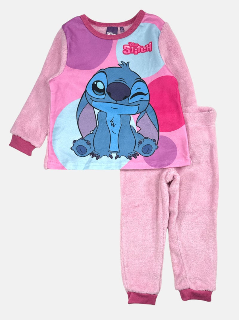 Disney - Pyjama Fille Lilo et Stitch Rose clair - Kiabi
