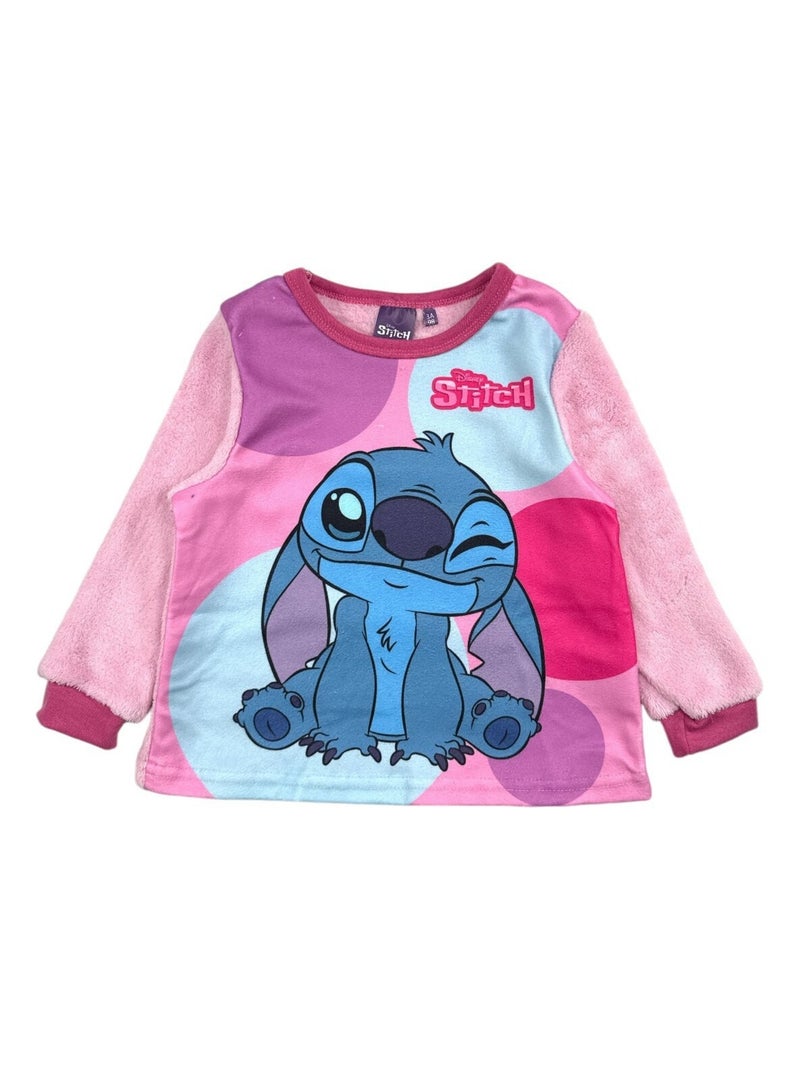 Disney - Pyjama Fille Lilo et Stitch Rose clair - Kiabi