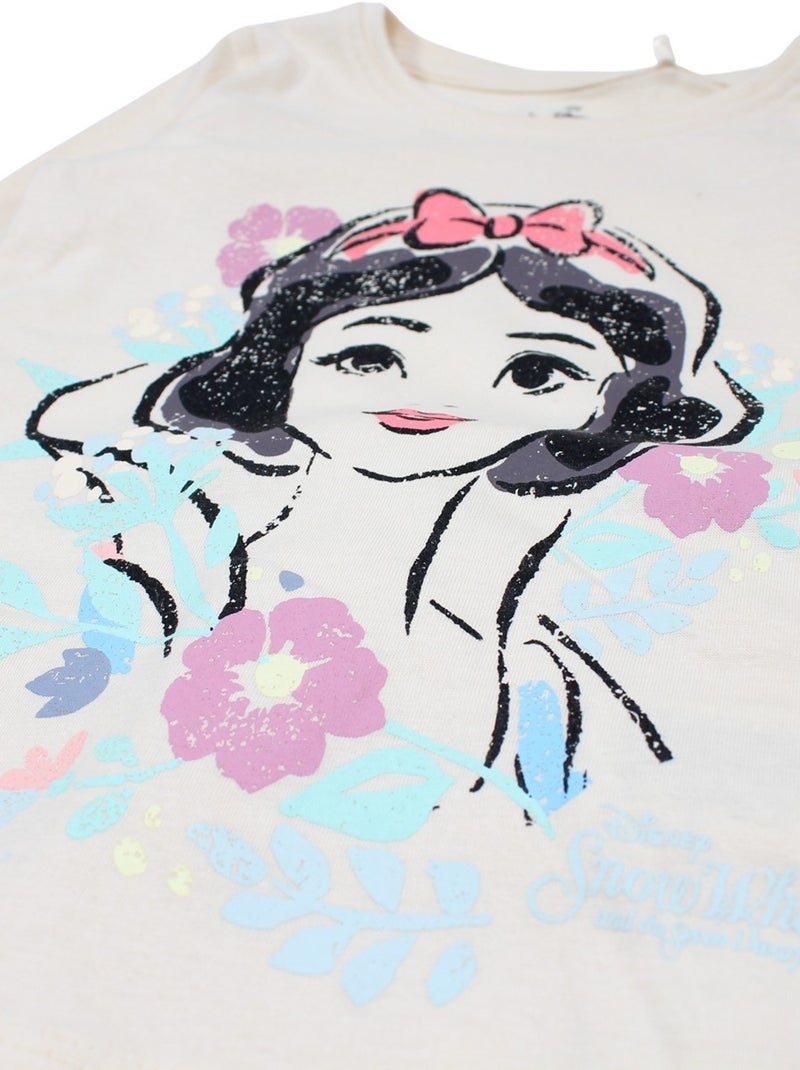 Disney - Pyjama fille Princesse Ecru - Kiabi