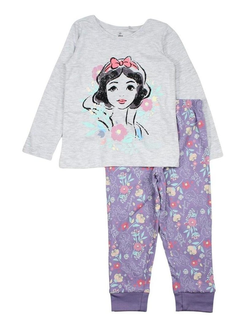 Disney - Pyjama fille Princesse Gris - Kiabi