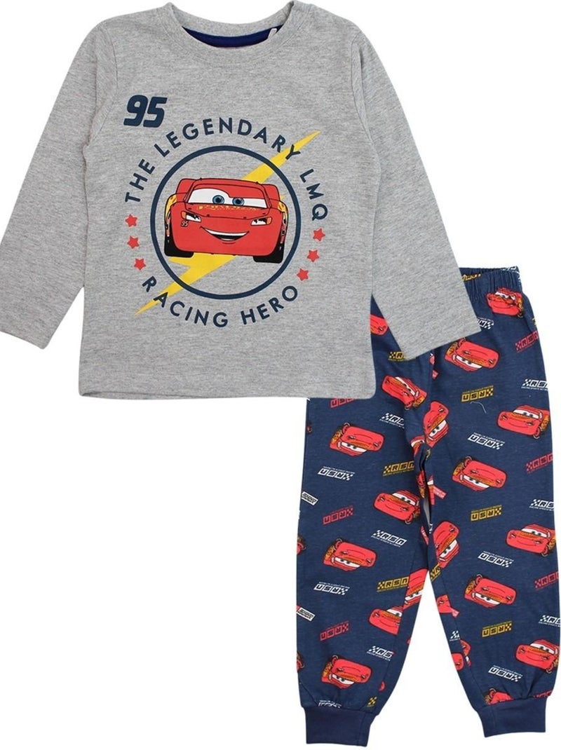 Disney - Pyjama garçon imprimé Cars en coton Gris - Kiabi