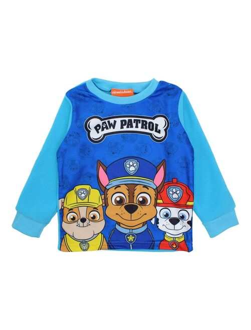 Paw Patrol Pyjama Pat Patrouille Combinaison Pyjama Enfant Garcon  Grenouillère Surpyjama Garcon en Polaire 2-6 Ans (Bleu, 2-3 Ans) :  : Mode