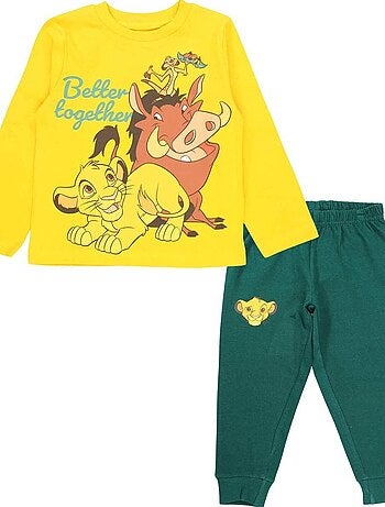Disney - Pyjama garçon imprimé Le Roi Lion en coton - Kiabi