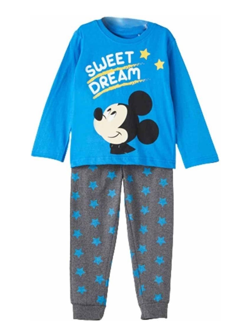 Disney - Pyjama garçon imprimé Mickey Bleu - Kiabi