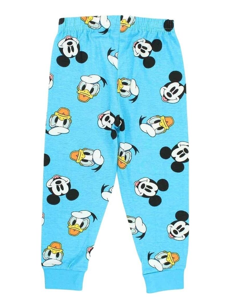 Pyjama imprimé Mickey tshirt bleu et pantalon gris Enfant DISNEY à