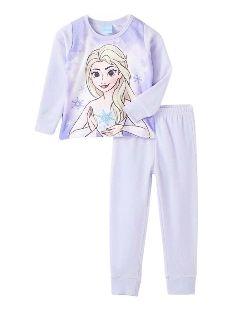 Disney - Pyjama imprimé La Reine Des Neiges Violet - Kiabi