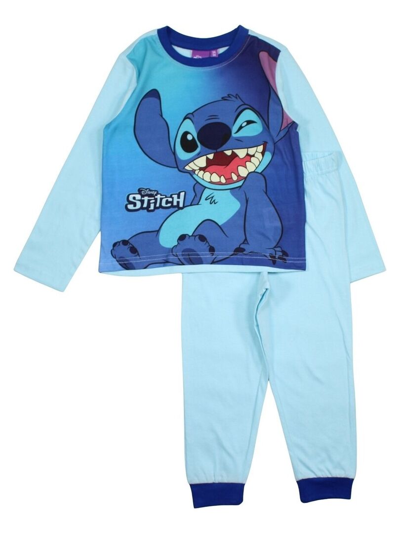 Disney - Pyjama imprimé Lilo Et Stitch en coton Bleu marine - Kiabi