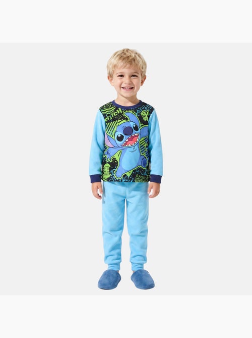 Disney - pyjama imprimé manches longues, col rond - Kiabi Disney - pyjama imprimé manches longues, col rond - Kiabi