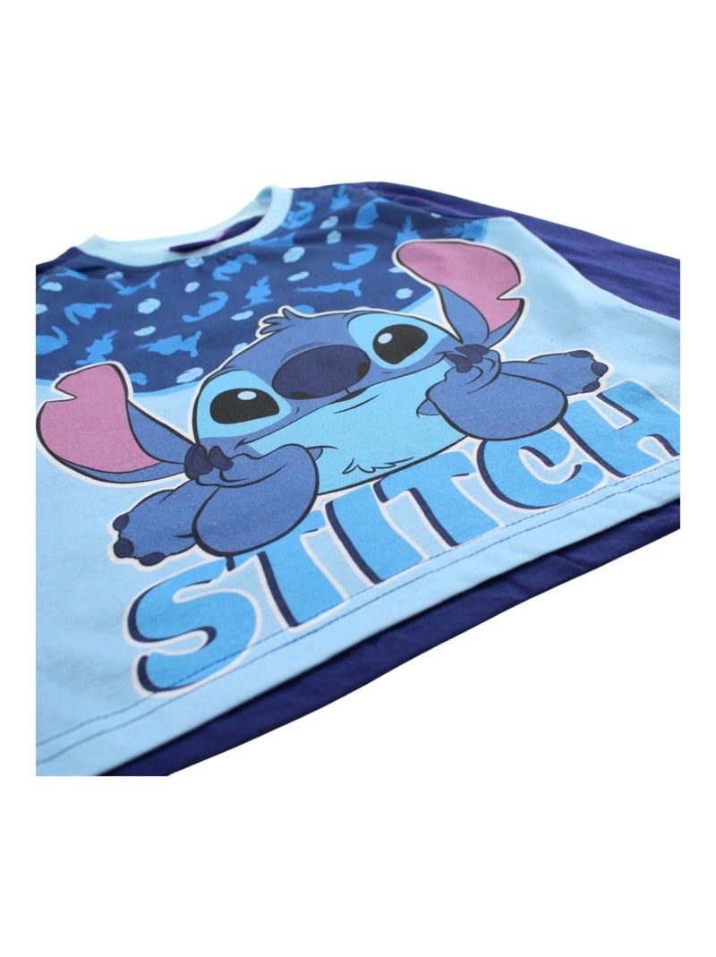 Disney - pyjama imprimé manches longues, col rond Bleu marine - Kiabi