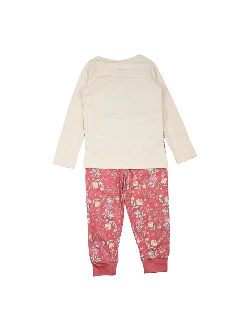 Disney - pyjama imprimé manches longues, col rond Ecru - Kiabi