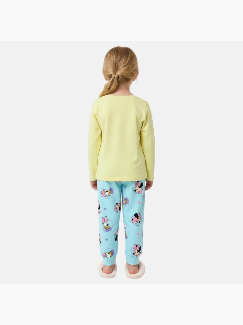 Disney - pyjama imprimé manches longues, col rond Jaune - Kiabi