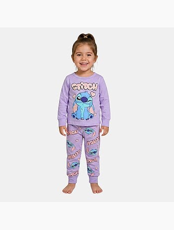Disney - pyjama imprimé manches longues, col rond