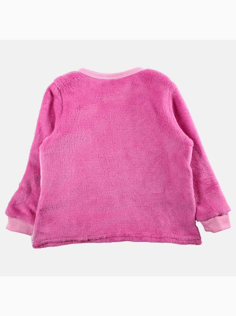 Pyjima Disney - pyjama imprimé manches longues, col rond - Rose - Fille - 0.00 ...