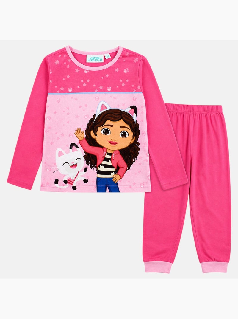 Disney - pyjama imprimé manches longues, col rond Rose - Kiabi