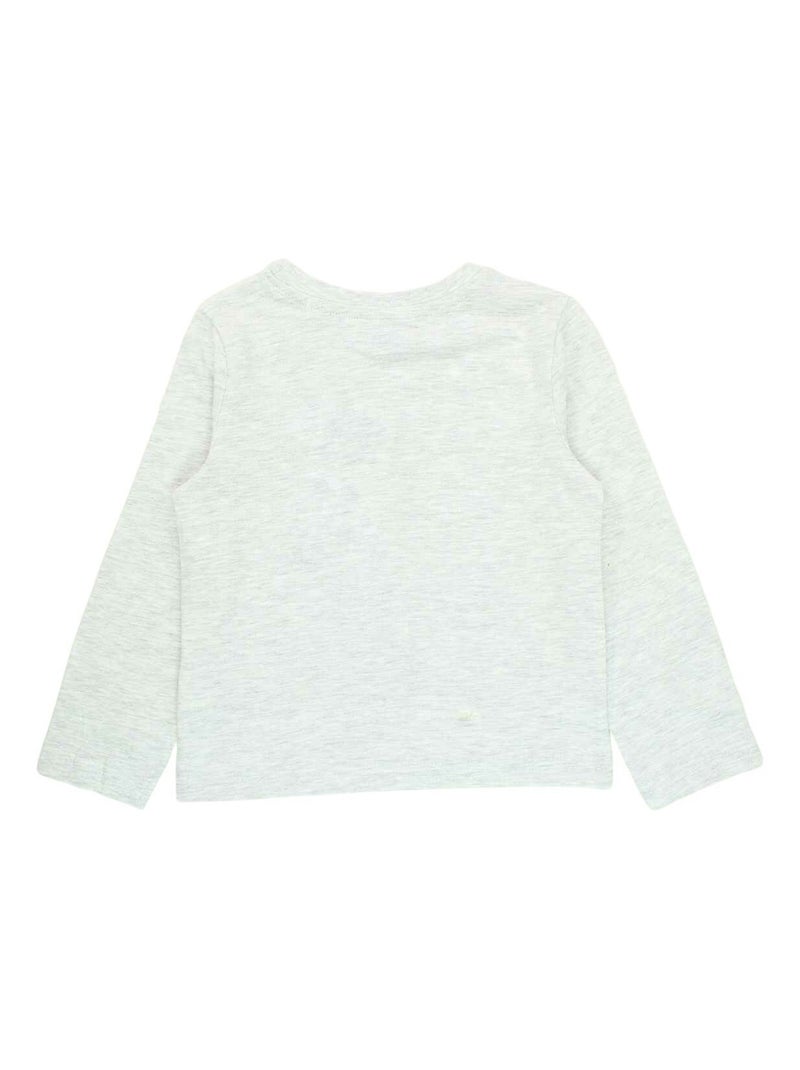 Disney - Pyjama imprimé Mickey en coton Gris - Kiabi