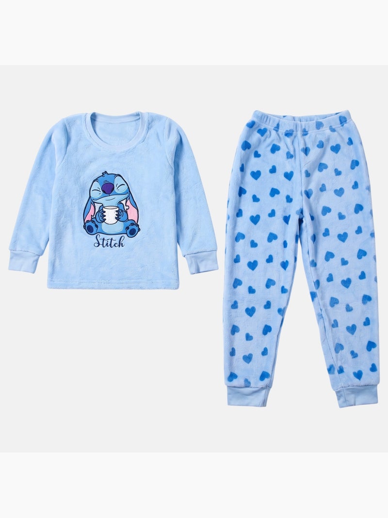 Disney - pyjama manches longues avec personnage Bleu - Kiabi