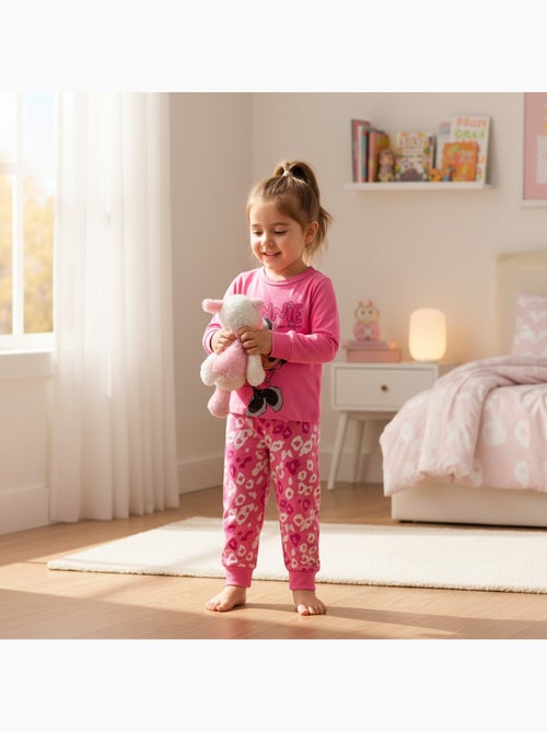 Disney - pyjama manches longues et pantalon assorti avec personnage - Kiabi
