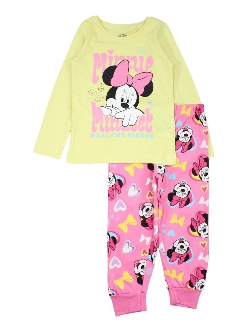 Disney - Pyjama Minnie fille Jaune - Kiabi