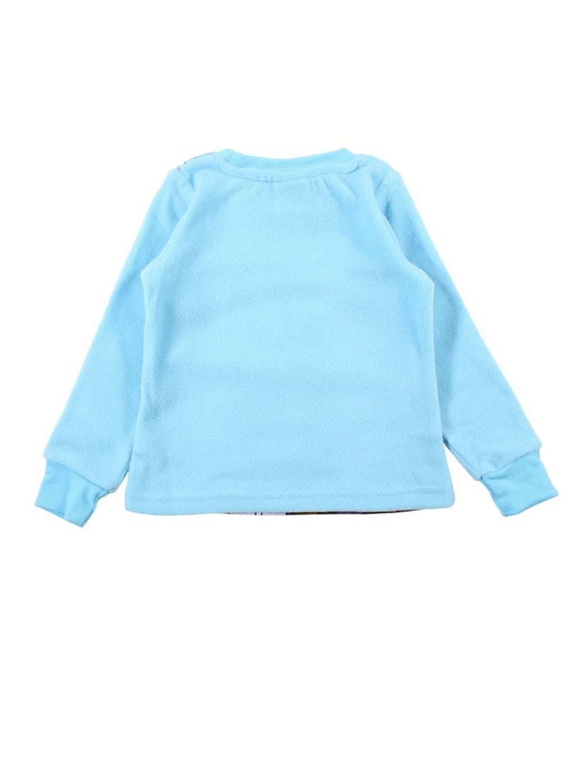 Disney - Pyjama polaire coton fille avec imprimé personnage Bleu - Kiabi