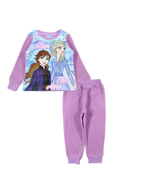 Disney - Pyjama polaire coton fille avec imprimé personnage - Kiabi