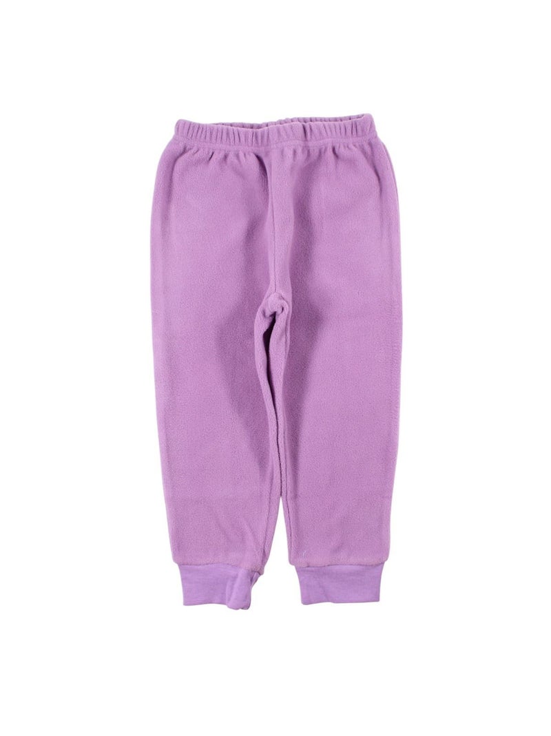 Disney - Pyjama polaire coton fille avec imprimé personnage Violet - Kiabi