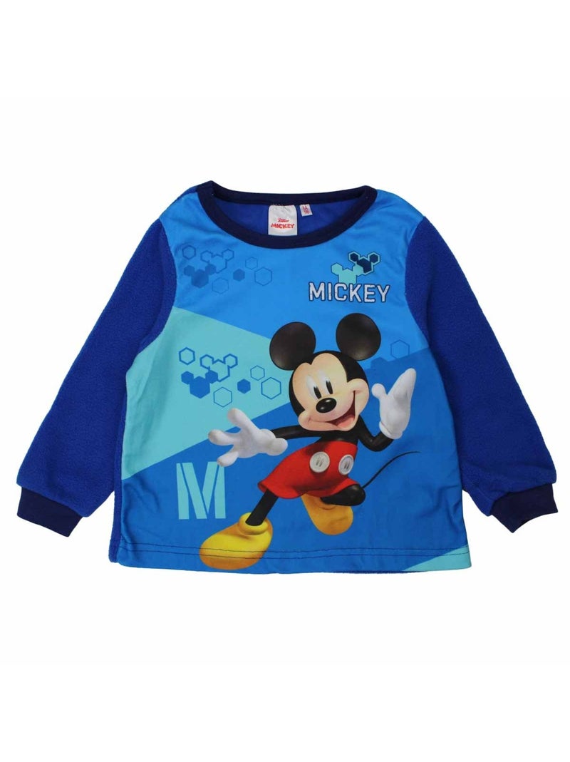 Disney - Pyjama polaire enfant imprimé Bleu - Kiabi
