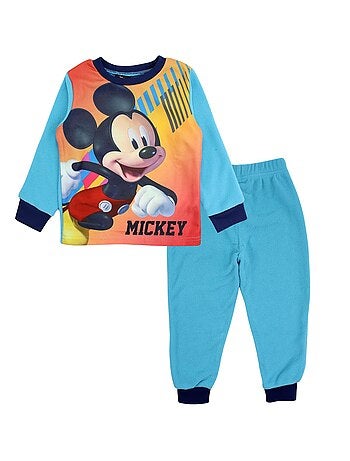 Disney - pyjama polaire imprimé manches longues, col rond