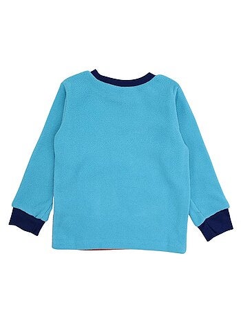 Disney - pyjama polaire imprimé manches longues, col rond