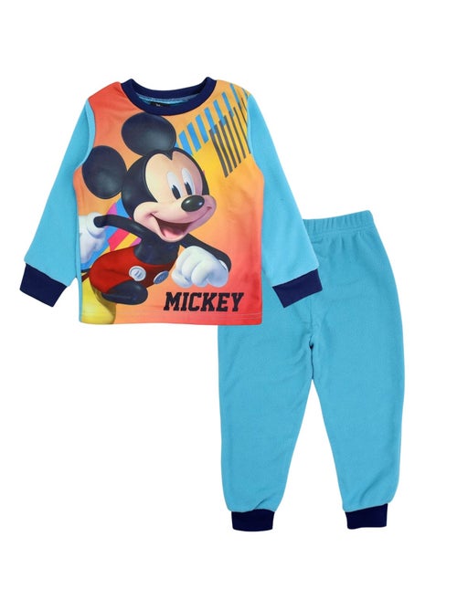 Disney - pyjama polaire imprimé manches longues, col rond - Kiabi