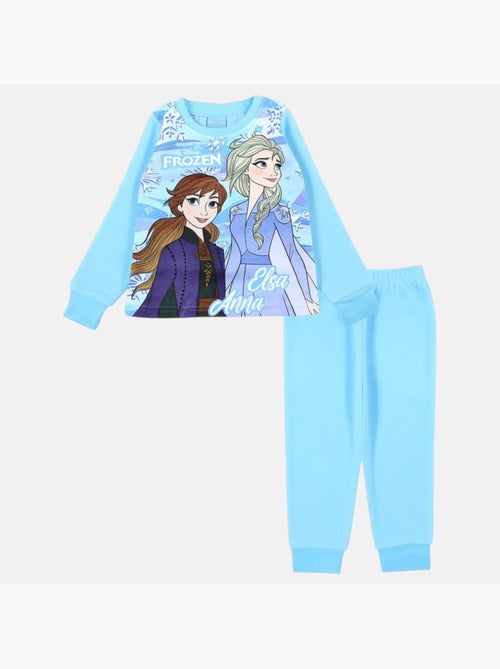 Disney - pyjama polaire imprimé manches longues, col rond - Kiabi