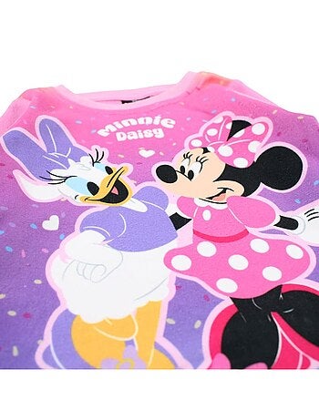 Disney - pyjama polaire imprimé manches longues, col rond