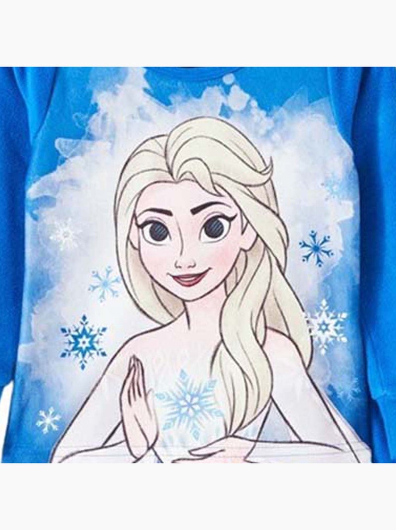 Disney - Pyjama polaire La Reine des Neiges Bleu marine - Kiabi
