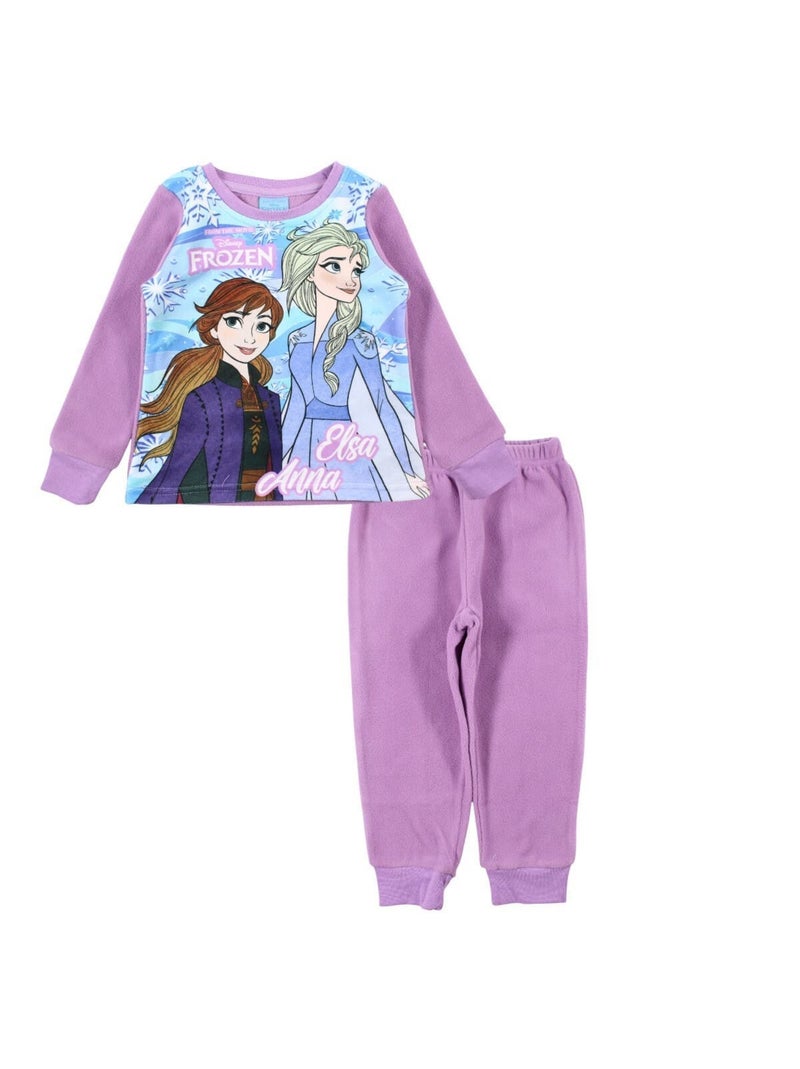 Disney Pyjama polaire La Reine des neiges fille Violet Fille