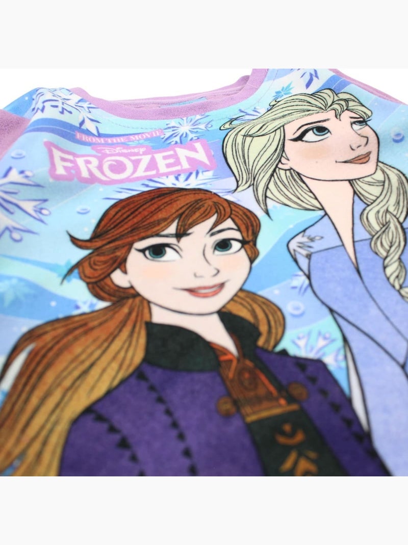 Disney - Pyjama polaire La Reine des neiges fille Violet - Kiabi