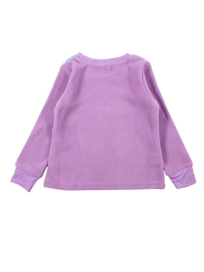 Disney - Pyjama polaire La Reine des neiges fille Violet - Kiabi