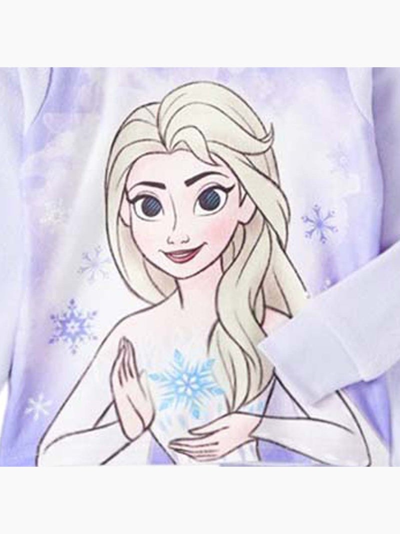 Disney - Pyjama polaire La Reine des Neiges Violet - Kiabi