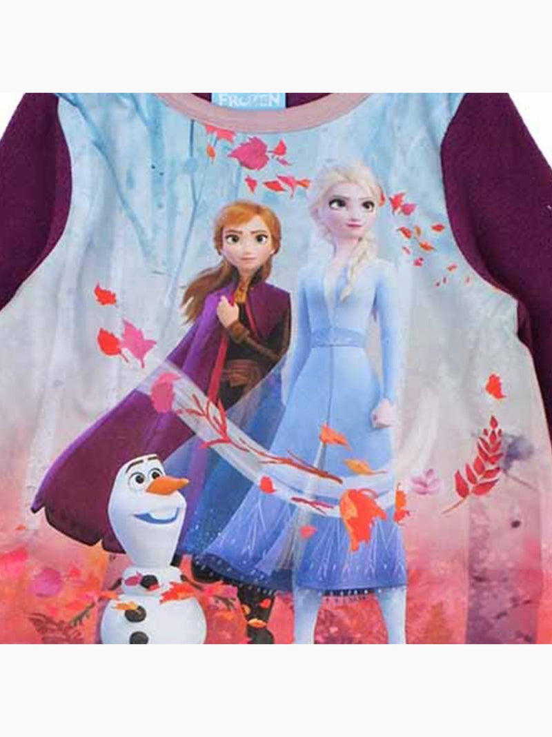 Disney - Pyjama polaire La Reine des Neiges Violet - Kiabi