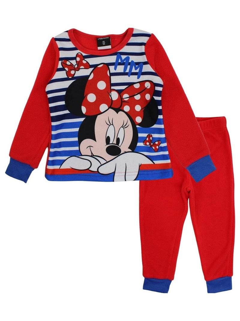 Disney - Pyjama polaire Minnie Rouge - Kiabi