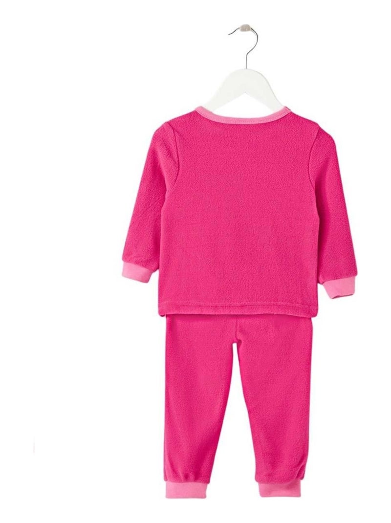 Disney - Pyjama polaire Princesse Rose fushia - Kiabi