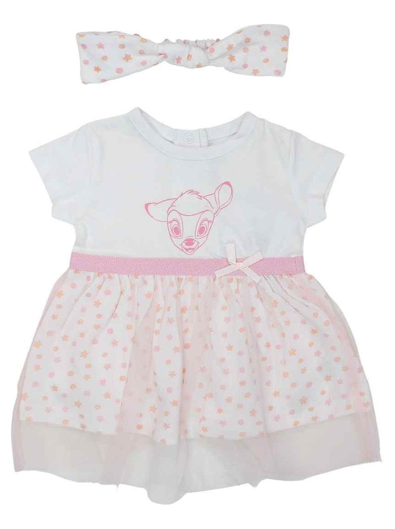 Disney - Robe bébé Bambi Rose - Kiabi