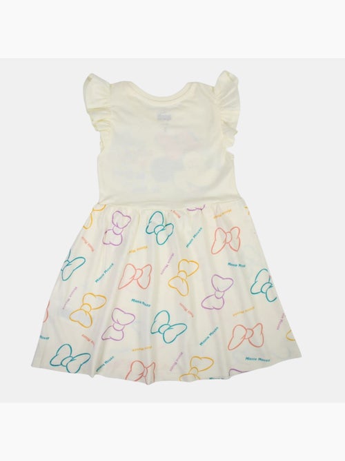 Disney - Robe bébé fille écru à volants motif personnage - Kiabi