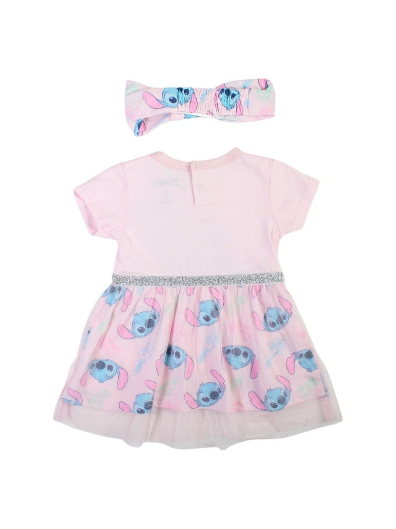 Disney - Robe bébé Fille Lilo et Stitch Rose - Kiabi
