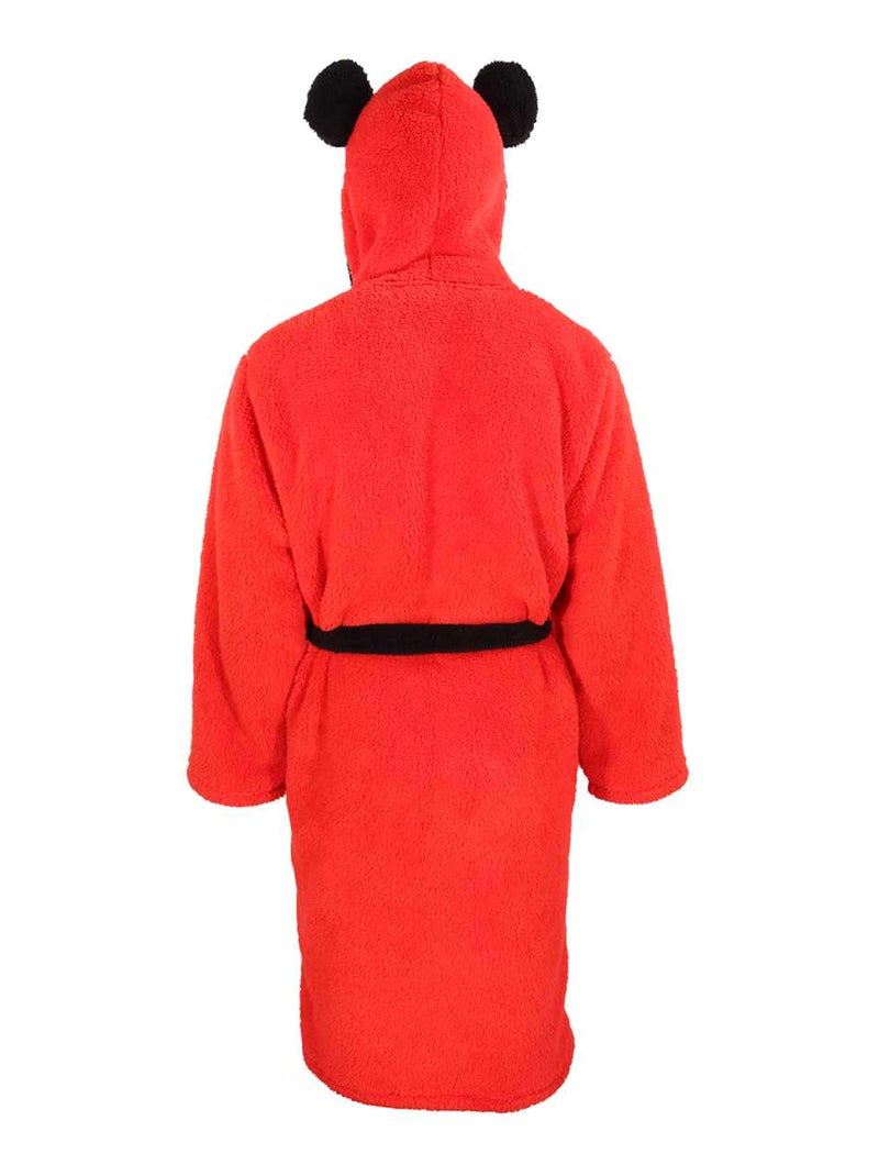 Disney - Robe de chambre motif Mickey Mouse motif/style logo Rouge - Kiabi